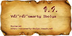 Vörösmarty Ibolya névjegykártya